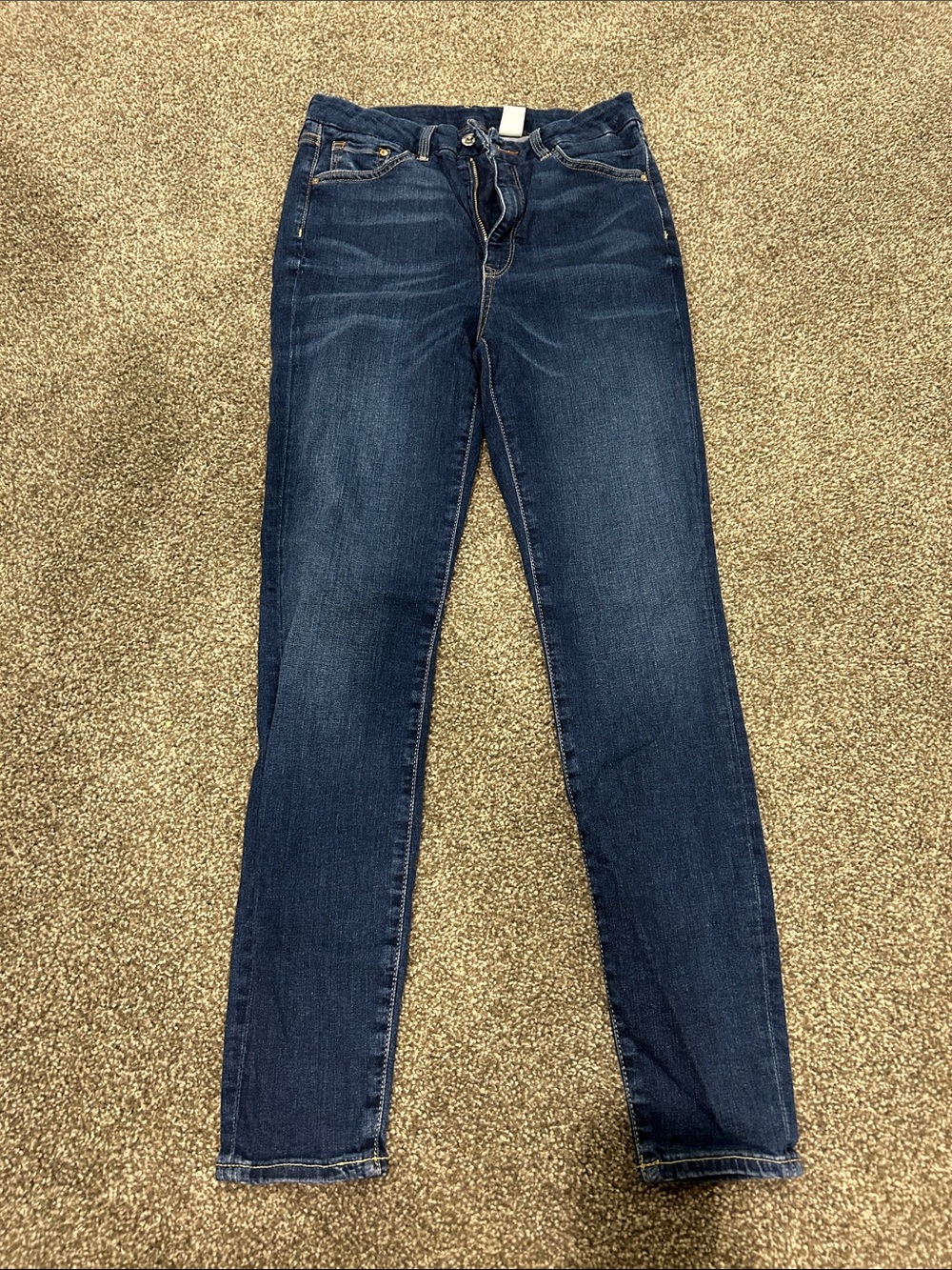 Women’s Dark Indigo Skinny Jeans - Stretch Slim Fit